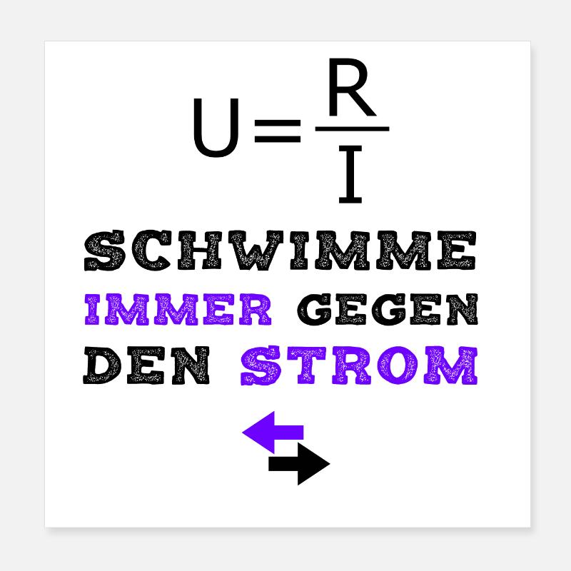 Technicien en électronique T-Shirt Rebell Querdenker Poster 20 x 20 cm