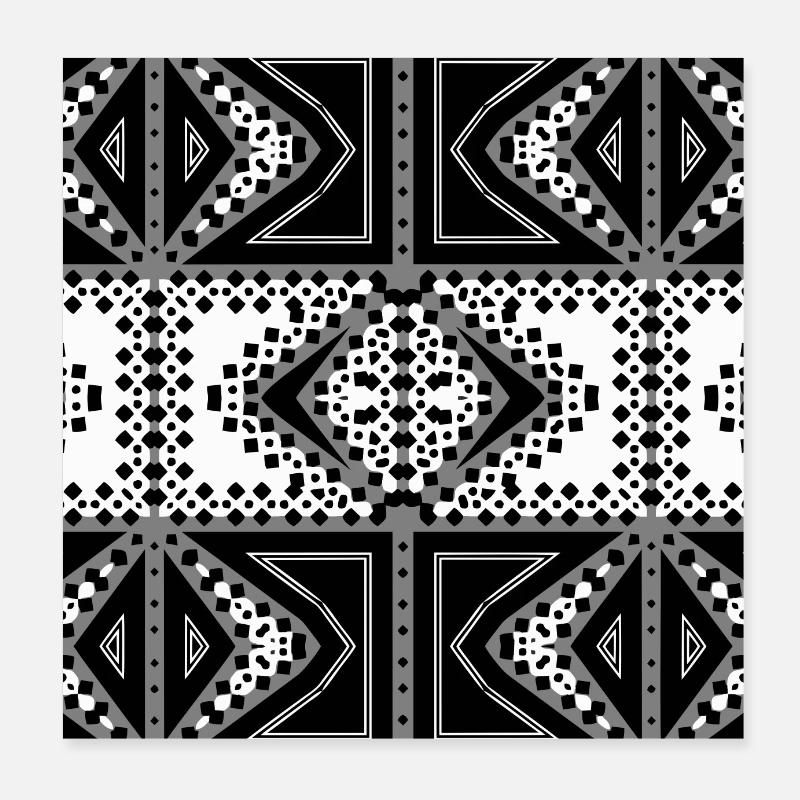 Abstraktion Poster 20x20 cm