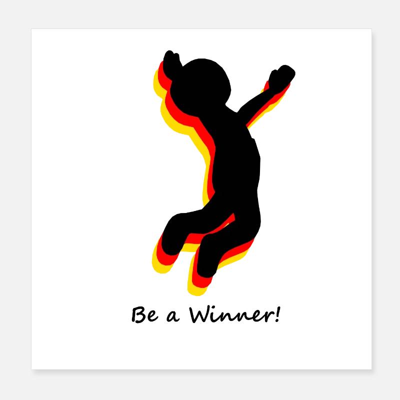 Germany joy Poster 8" x 8" (20x20 cm)