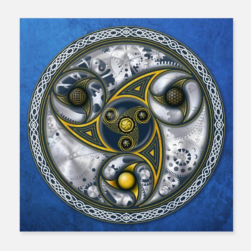 Machine de voyage de conscience Poster 20 x 20 cm