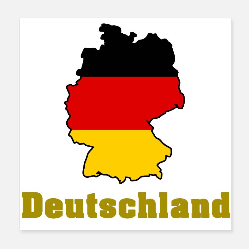 Germany 1 Poster 8" x 8" (20x20 cm)