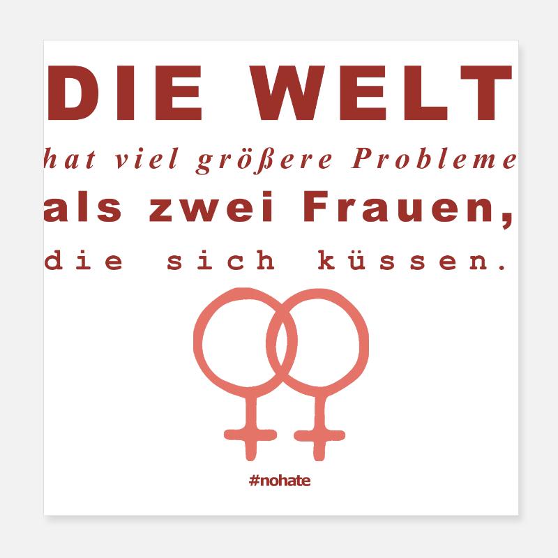 lesbian Poster 8" x 8" (20x20 cm)