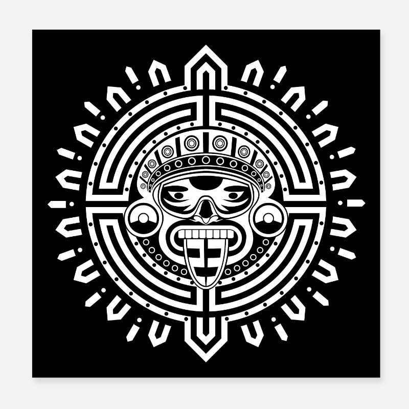 Aztec, Maya et Inka Tekno 23 Poster 20 x 20 cm