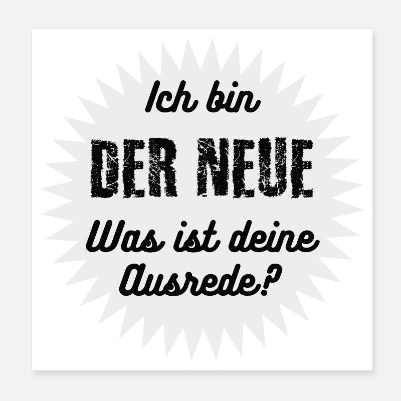 der neue Poster 20x20 cm