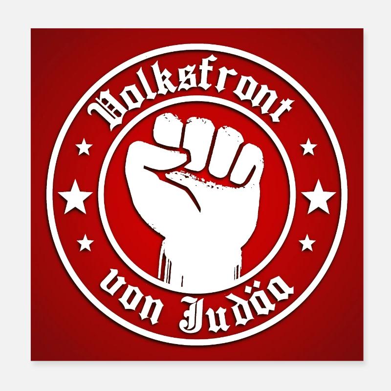Volksfront von Judäa Poster Poster 20x20 cm