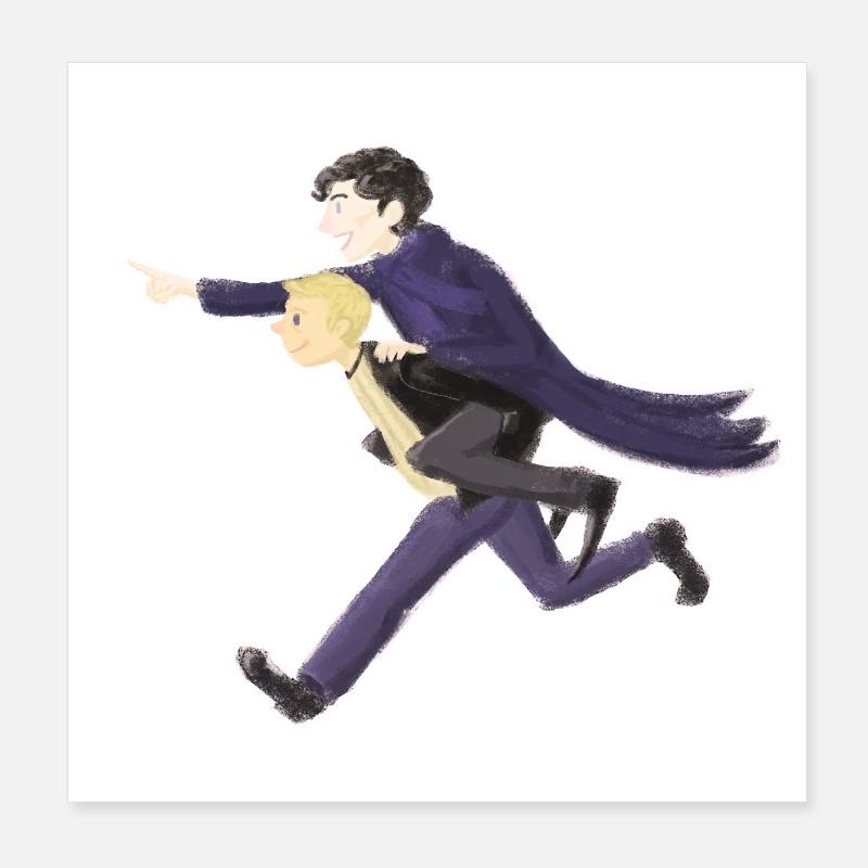 Prêts pour l'enquête! Poster 20 x 20 cm