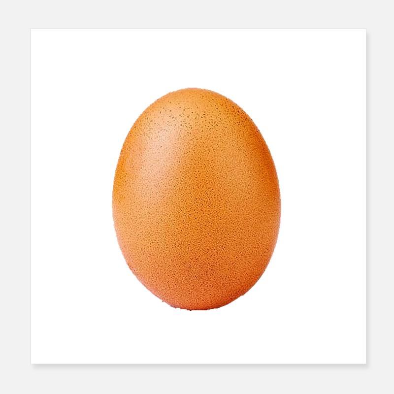 egg Poster 8" x 8" (20x20 cm)