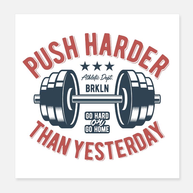 Idée de cadeau d'entraînement Poster 20 x 20 cm