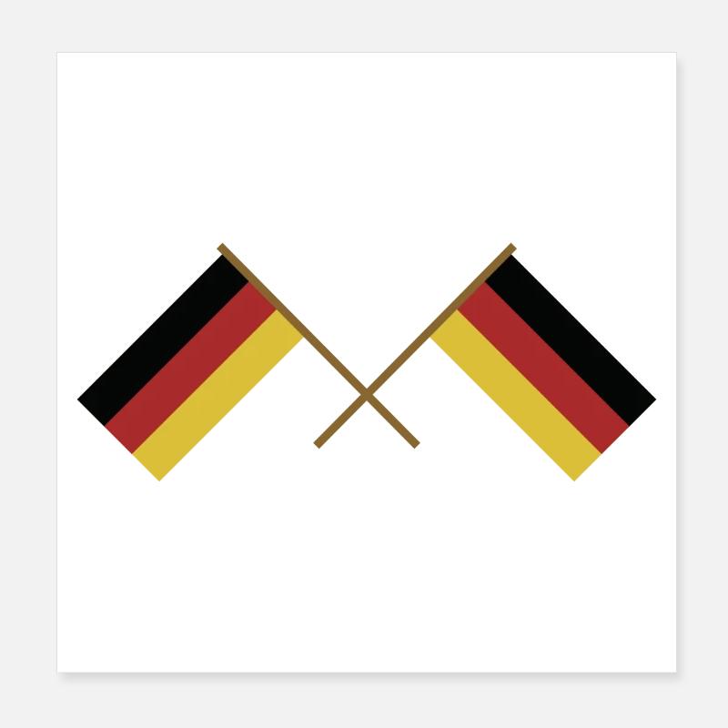 Germany Poster 8" x 8" (20x20 cm)