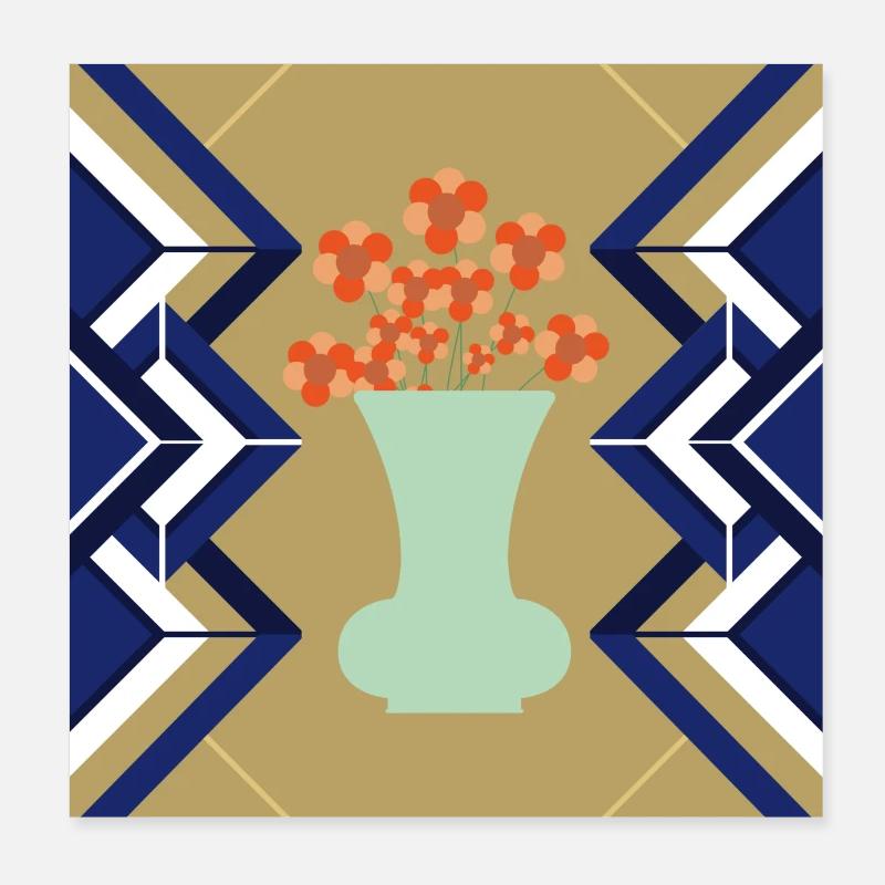 Art Deco Poster 20x20 cm