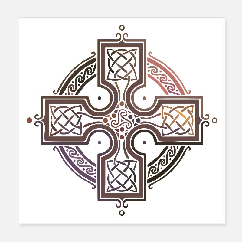 St. Patrick's Day Keltisches Poster 20x20 cm