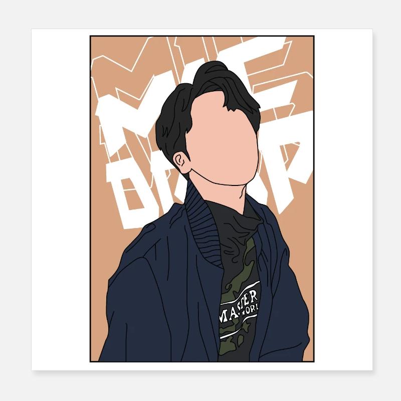 BOY 01 Poster 8" x 8" (20x20 cm)