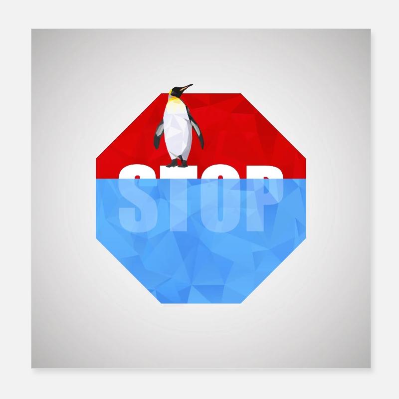 climate Change Poster 8" x 8" (20x20 cm)