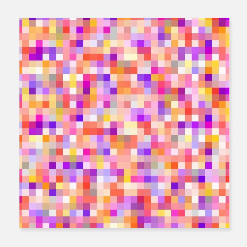 bunte boutons boutons de couleur épingles de couleur Poster 20 x 20 cm