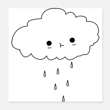 Pósteres de nube de lluvia | Diseños únicos | Spreadshirt