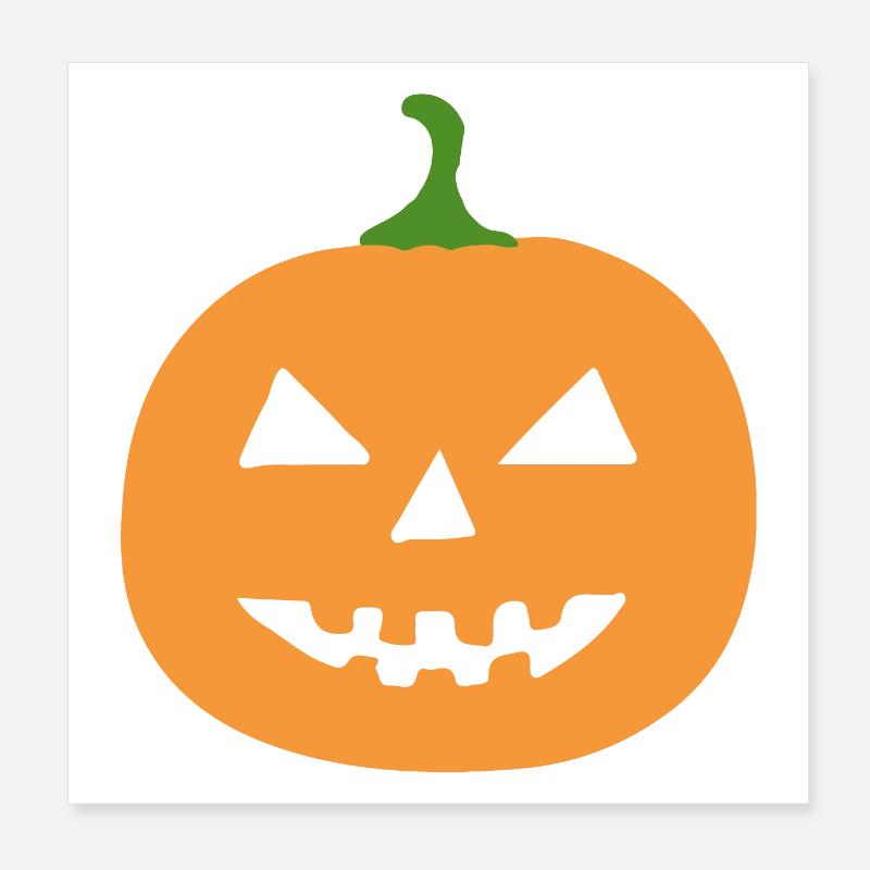 Halloween-Jack-o'-Laterne Poster 20x20 cm