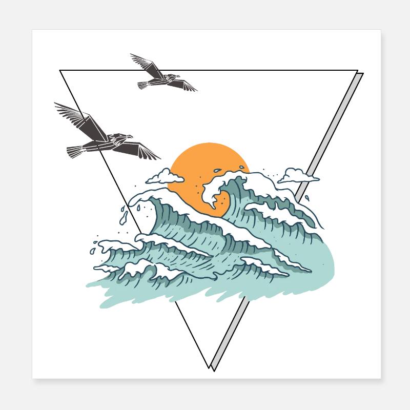 vague Poster 20 x 20 cm