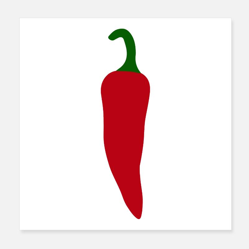 chili pepper Poster 8" x 8" (20x20 cm)