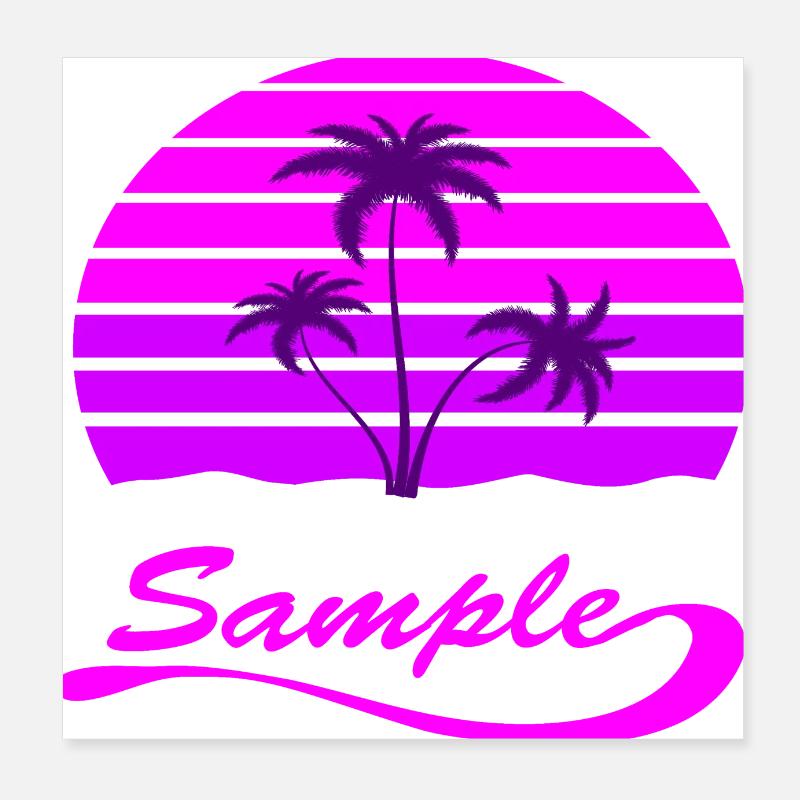 PALME Poster 20x20 cm