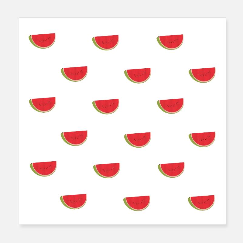 melon d'eau Poster 20 x 20 cm
