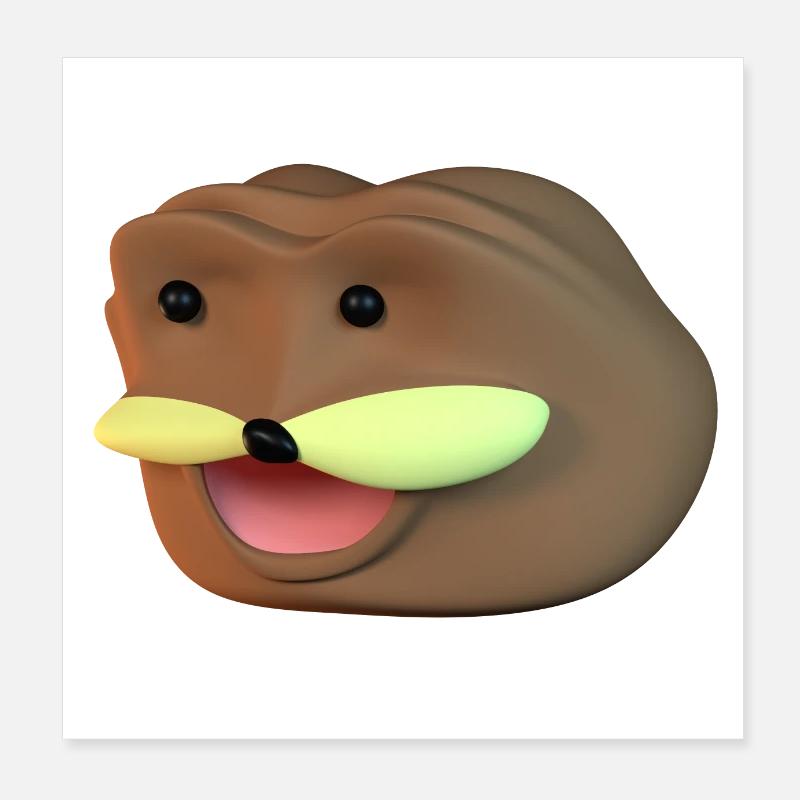 Spurdo Poster 8" x 8" (20x20 cm)