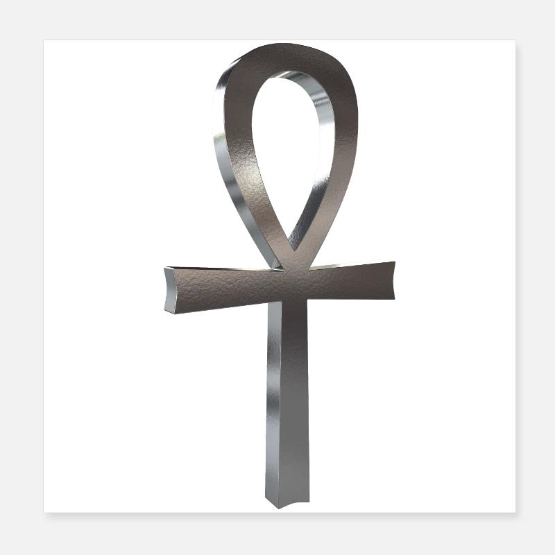 Ankh cross Poster 8" x 8" (20x20 cm)