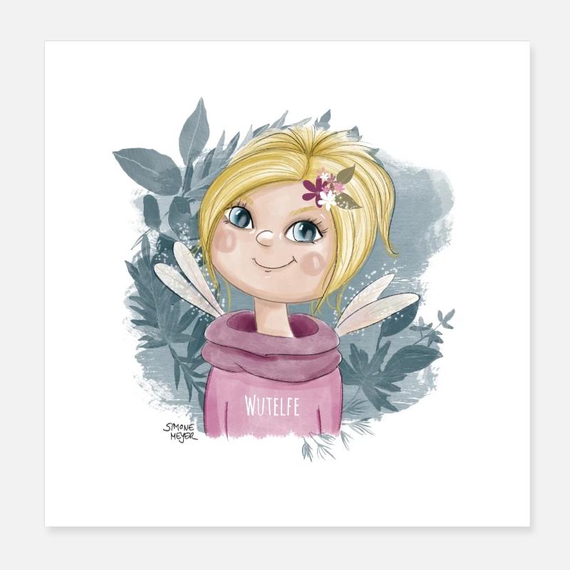 Poster Wutelfe square Poster 8" x 8" (20x20 cm)