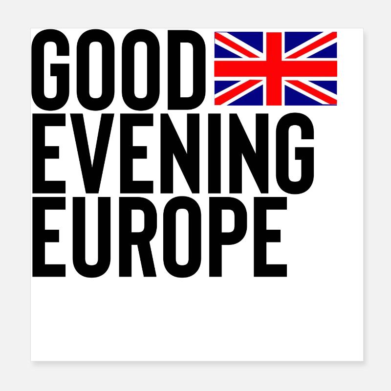 Royaume-Uni Poster 20 x 20 cm