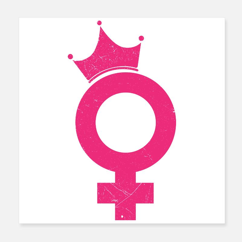 Feminist in training Funny gift idea Poster 8" x 8" (20x20 cm)