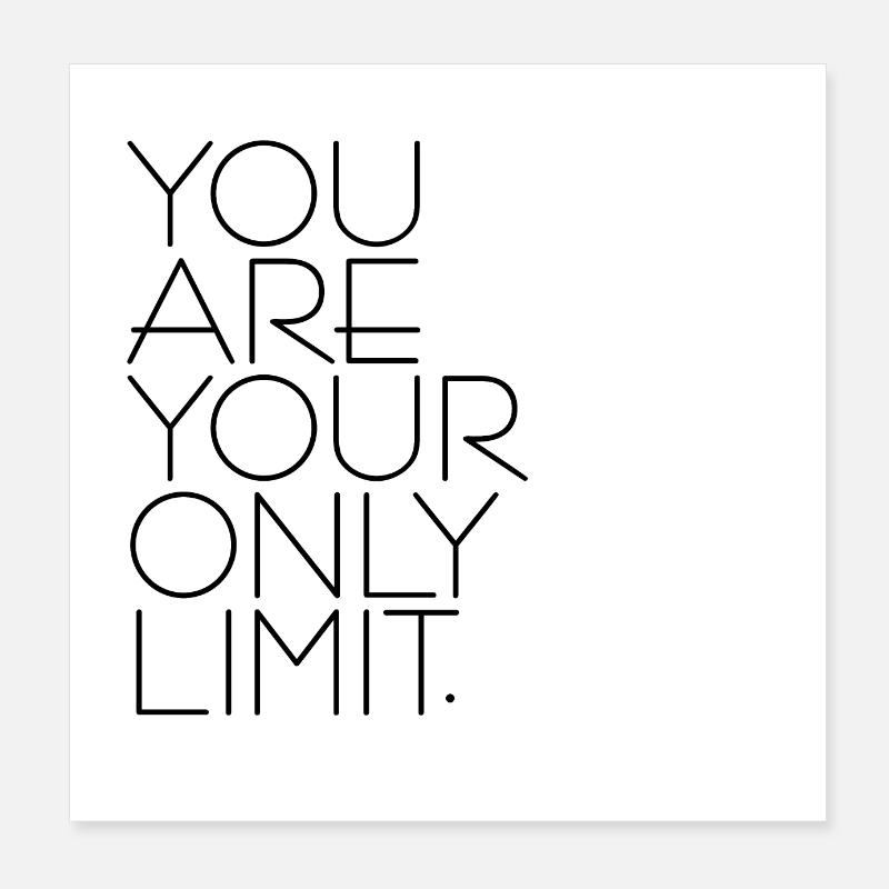 motivation Poster 8" x 8" (20x20 cm)