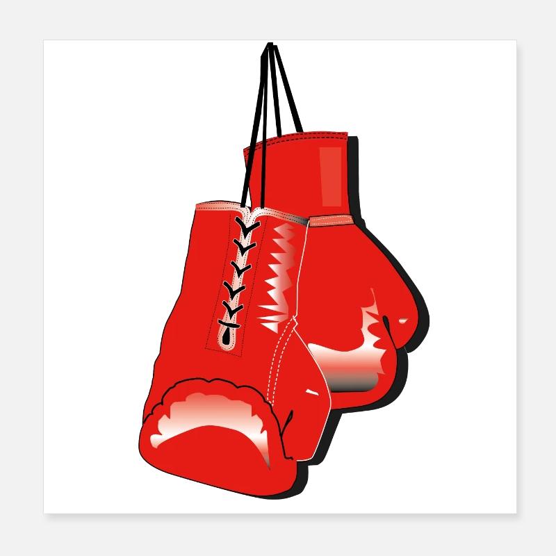 gants de boxe Poster 20 x 20 cm