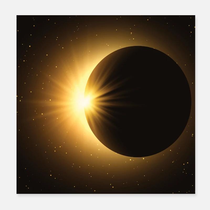 Modello spaziale Poster 20x20 cm