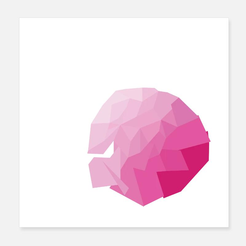 Rosa Poster 20x20 cm