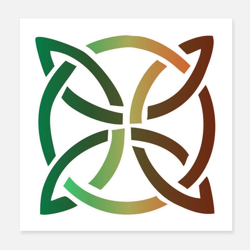 celtic knot Poster 8" x 8" (20x20 cm)