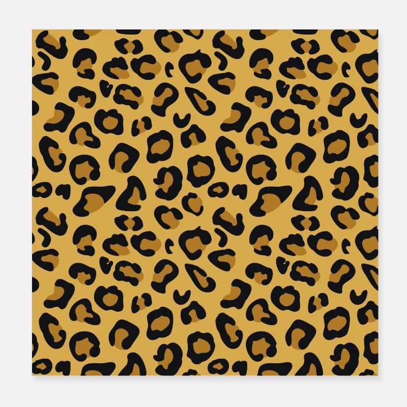 Modello leopardo Poster 20x20 cm