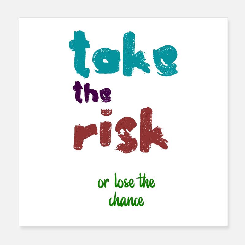 Motivation Poster 20x20 cm