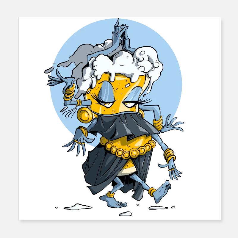 Beery Tanz Poster 20x20 cm