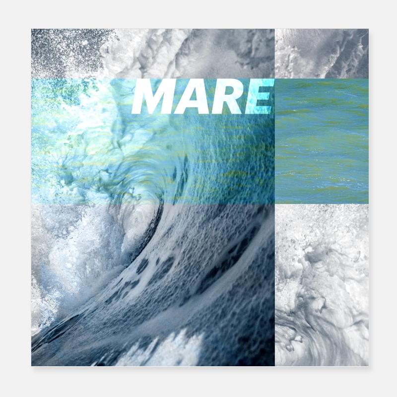 MARE – das Meer ruft Poster 20x20 cm