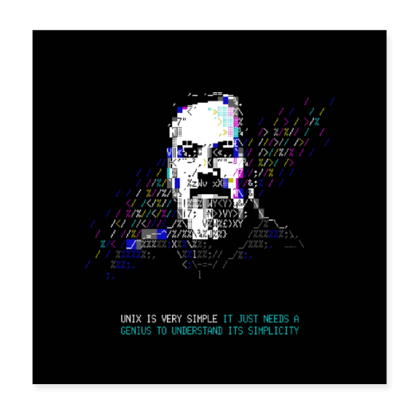 Tech Heroes – Ritchie - Poster 8" x 8" (20x20 cm)