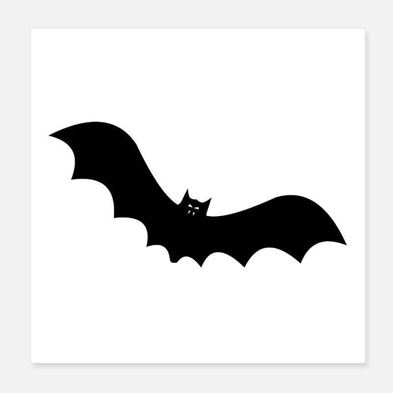 Batte d'Halloween Poster 20 x 20 cm