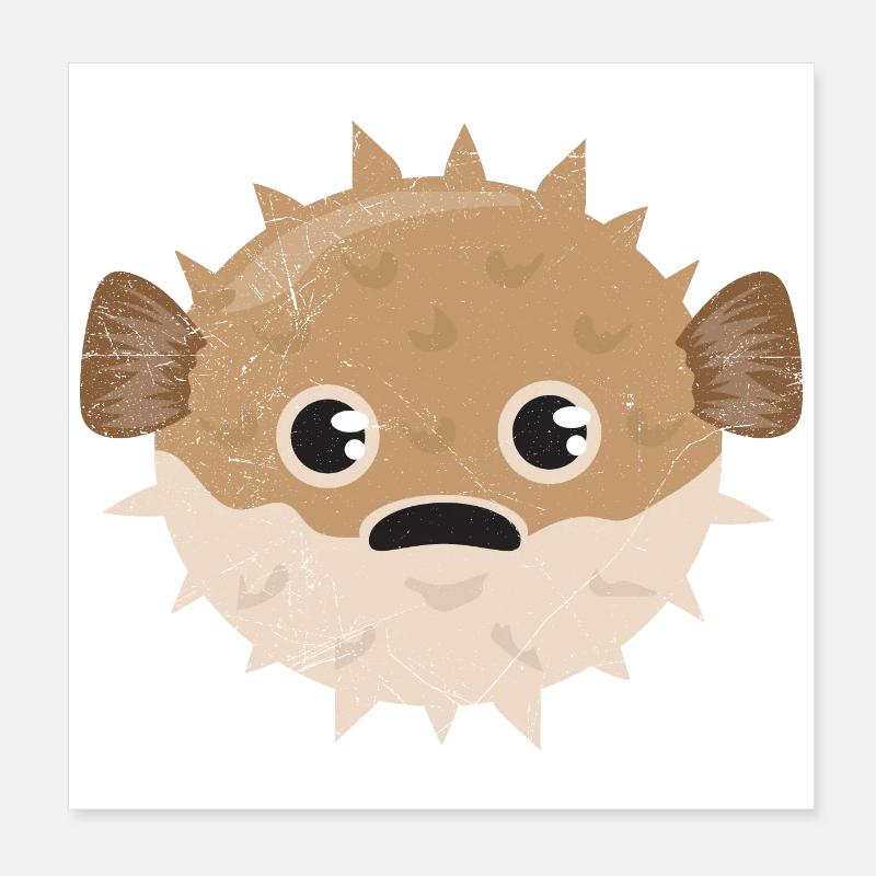 Sphérique Grumpy enfants drôle cadeau Poster 20 x 20 cm