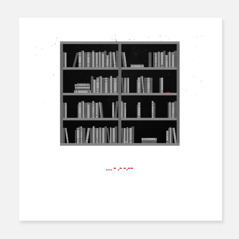 Interstellar "S T A Y" Poster 20x20 cm