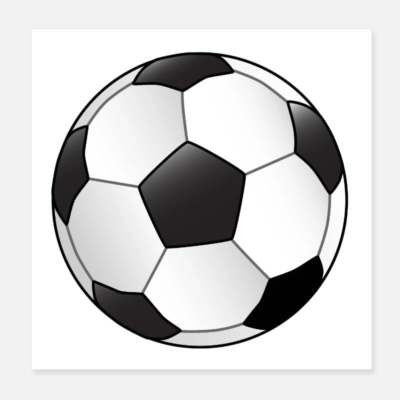 Fußball Poster 20x20 cm