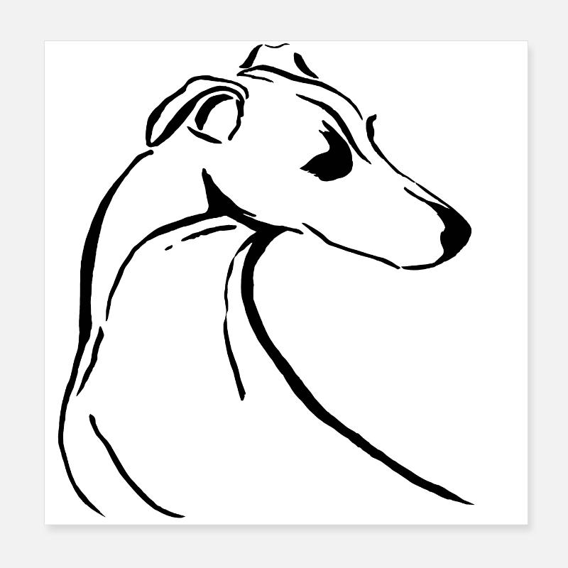 Bouche italienne Poster 20 x 20 cm