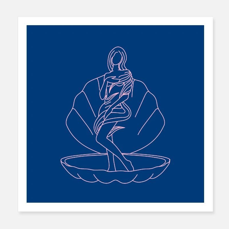 Affiche Rose Vénus 01 Poster 20 x 20 cm
