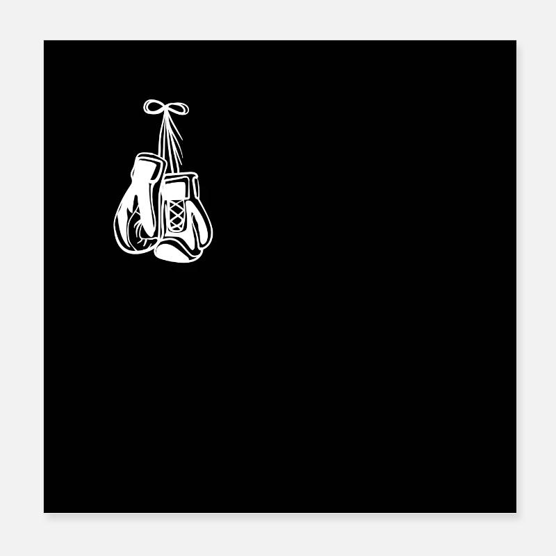 Boxhandschuhe Poster 20x20 cm