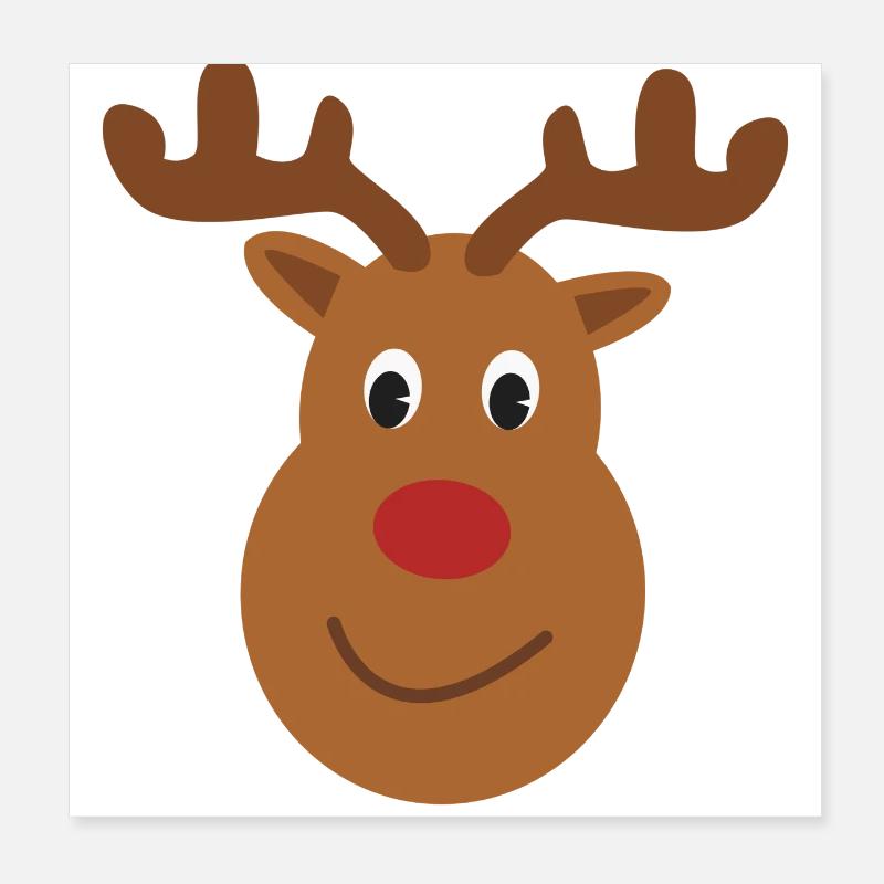 Rudolf Poster 8" x 8" (20x20 cm)