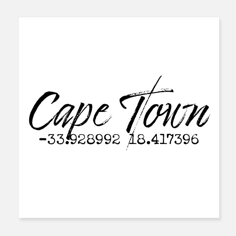 Le Cap Poster 20 x 20 cm