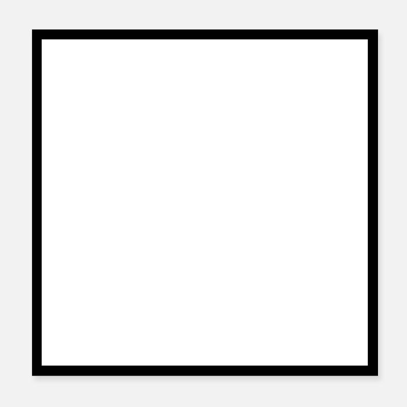 The Square! A minimalist, trendy design Poster 8" x 8" (20x20 cm)
