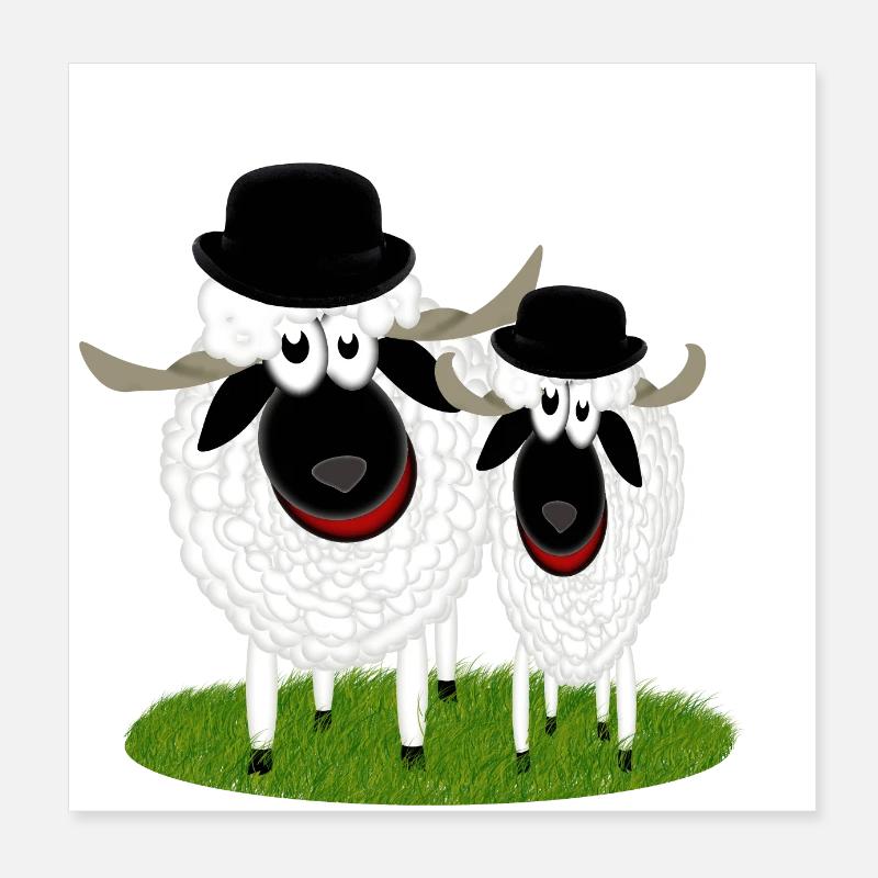 thick and stupid Poster 8" x 8" (20x20 cm)